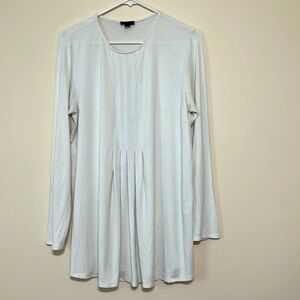 J. Jill Wearever Collection Pleated Tunic Top Size M